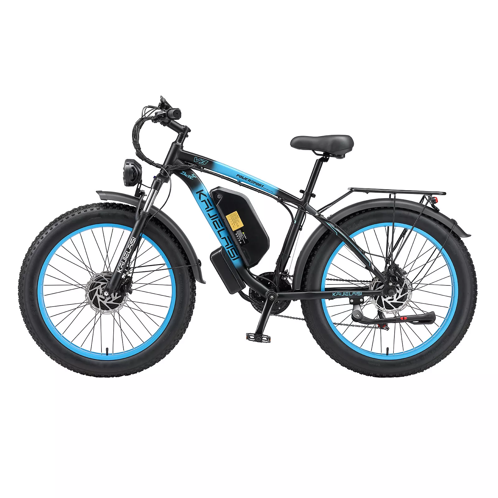 KAIJIELAISI V3 Peak 4000W Dual Motor Electric Bike for Adult,26 Inch Fat Tire All Terrain Electric Bike with 48V 23AH 1104WH Removable Samsung Battery Long Range E Bike,Shimano 21Speed Electric Dirt Bikes for Men - Image 10